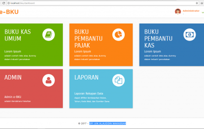 Tim IT SPI UIN Alauddin Makassar Membangun Aplikasi electronic-Buku Kas Umum (e-BKU)