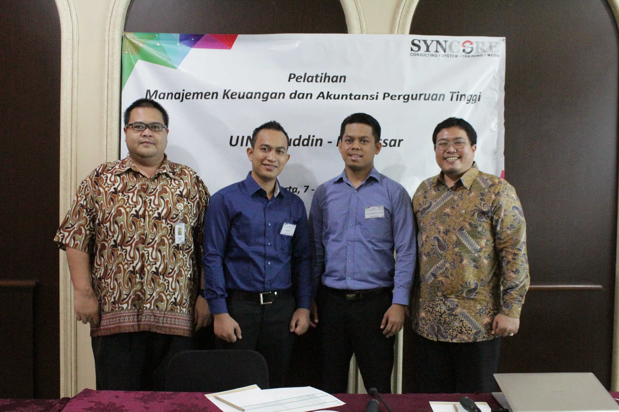 Pelatihan Manajemen Keuangan dan Akuntansi Perguruan Tinggi oleh PT. SYNCORE Yogyakarta