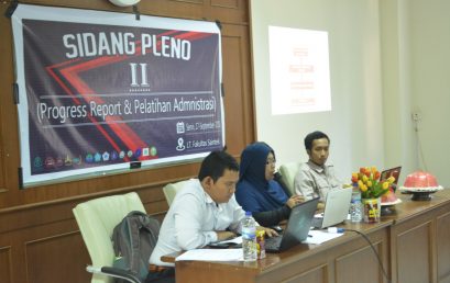 MEMBANGUN BUDAYA TERTIB ADMINISTRASI BERSAMA LEMBAGA MAHASISWA FAKULTAS SAINS DAN TEKNOLOGI