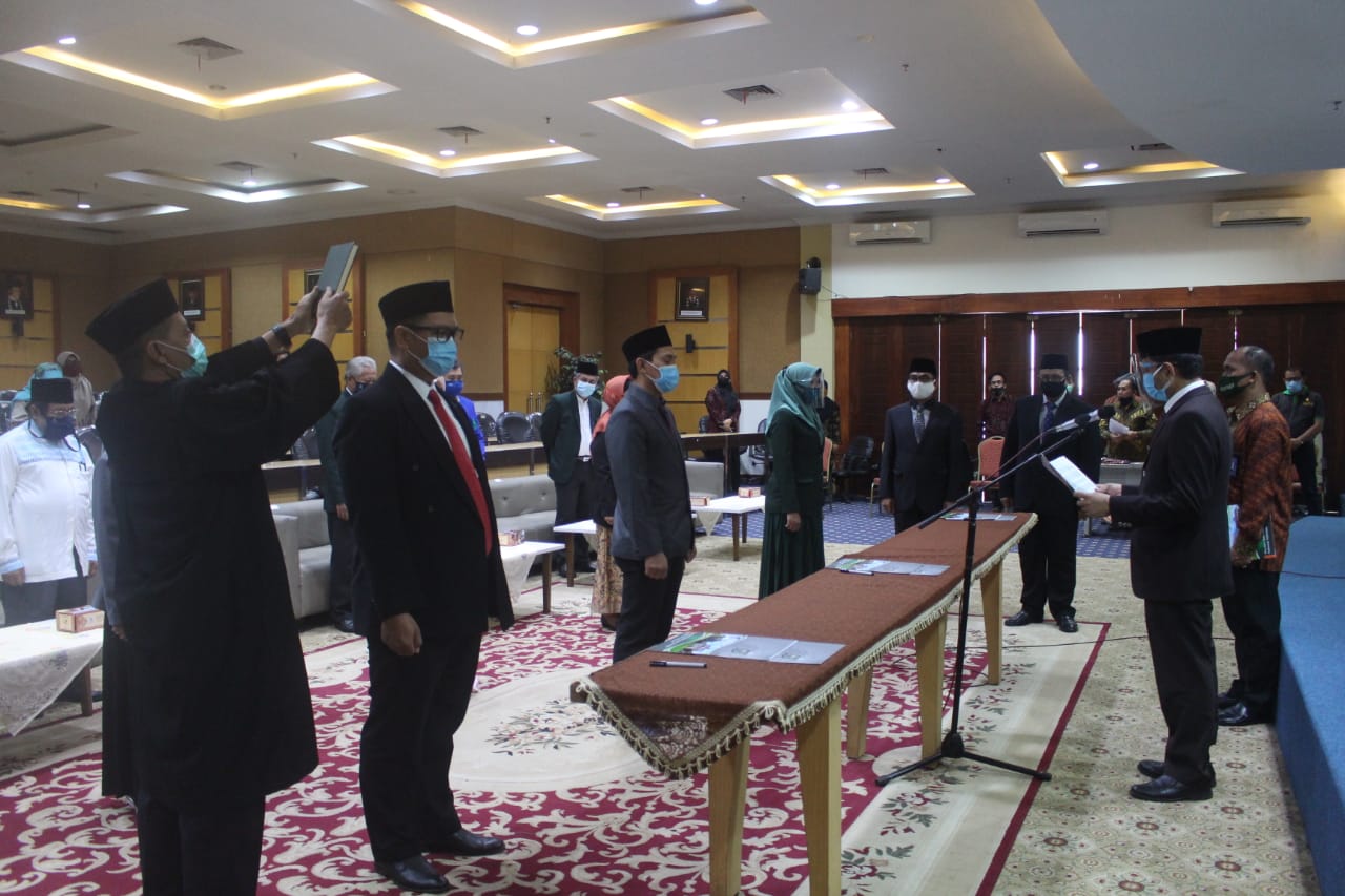 Rektor Lantik Pejabat Baru Lingkup UIN Alauddin
