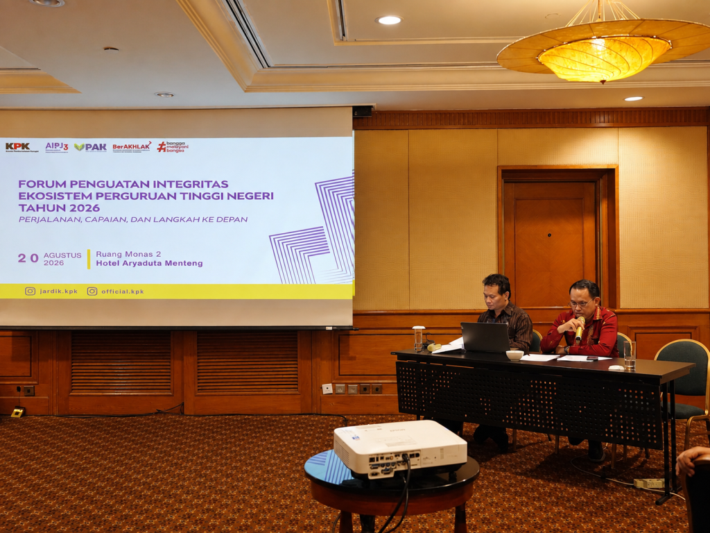 SPI UIN Alauddin Paparkan Penguatan Pengendalian Gratifikasi di Forum PIEPTN KPK