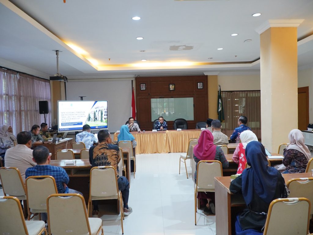 Rapoat Koordinasi Percepatan TLHP