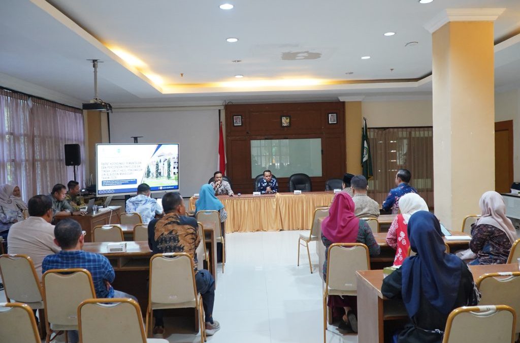 Percepat Penyelesaian TLHP, SPI UIN Alauddin Makassar Gelar Rapat Koordinasi Lanjutan Libatkan Pimpinan Unit