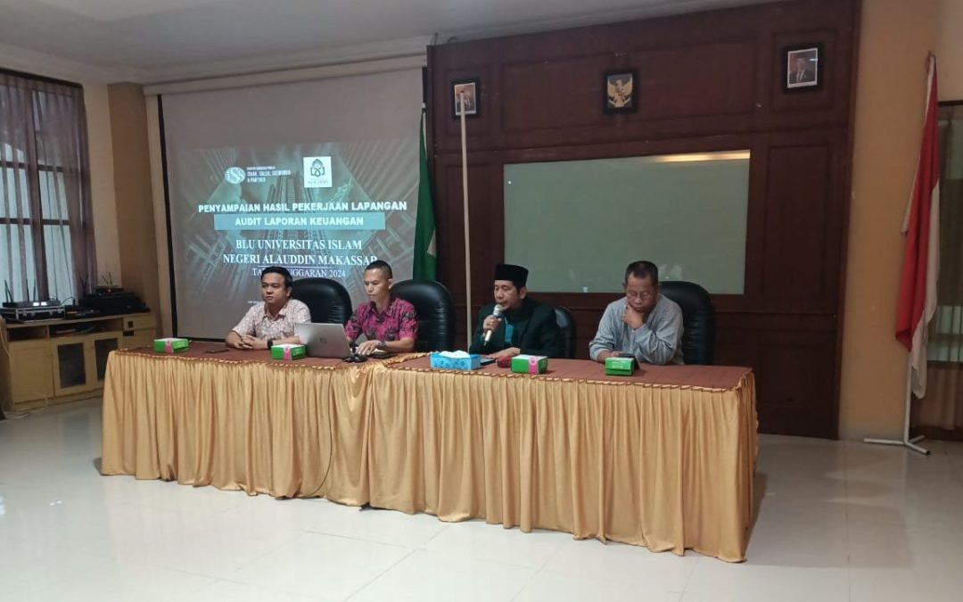 UIN Alauddin Makassar Raih Opini WTP dari Auditor Independen atas Laporan Keuangan 2024