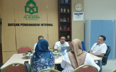 Monitoring Manajemen Risiko, BPKP Sulsel Kunjungi SPI UIN Alauddin Makassar